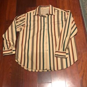 Unbranded Woman’s Long Sleeved Button Down Shirt Chest 24” size L-XL